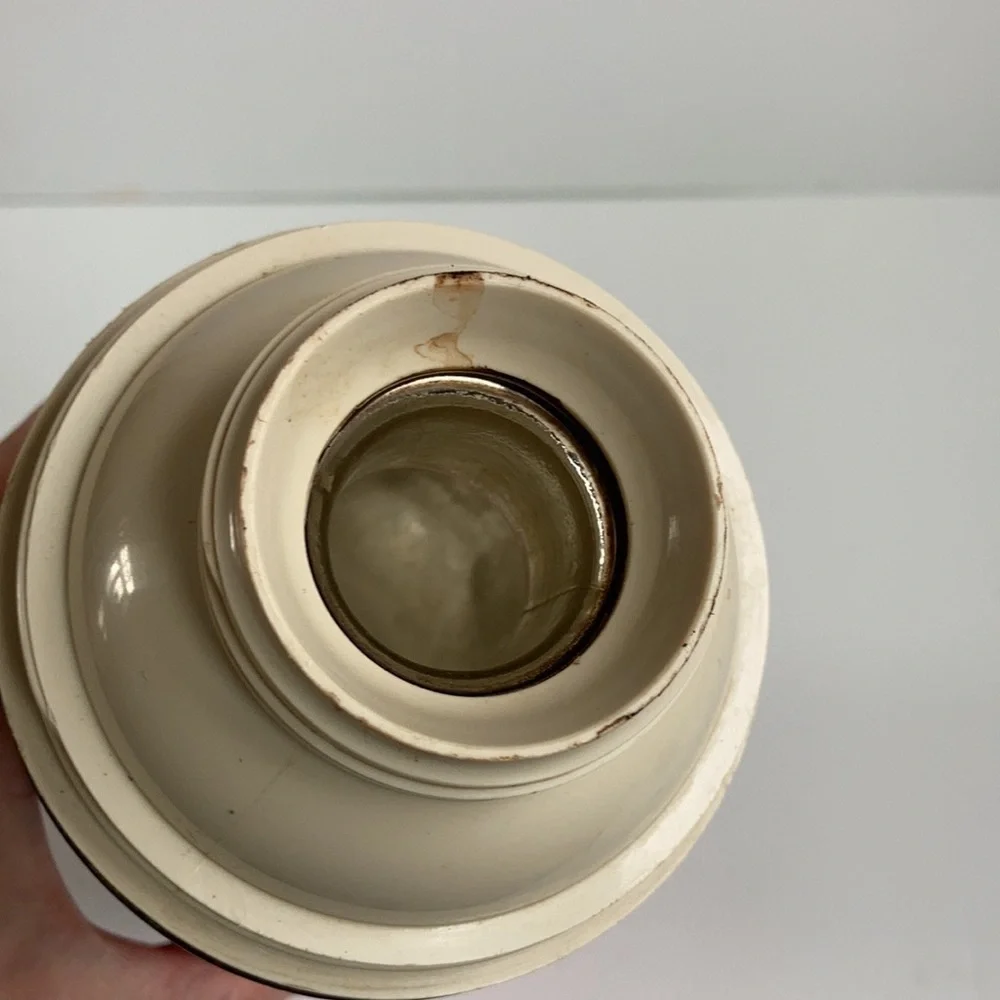 Vintage Thermos brand thermos red stripe 1974 King-Seeley Thermos Co.